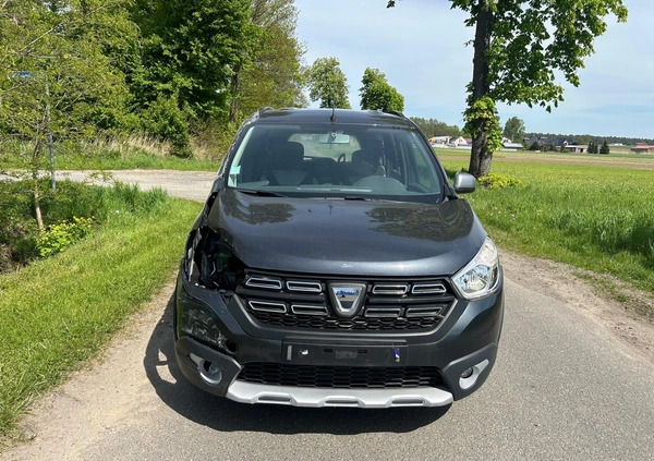 Dacia Lodgy cena 36000 przebieg: 14453, rok produkcji 2022 z Gościno małe 137